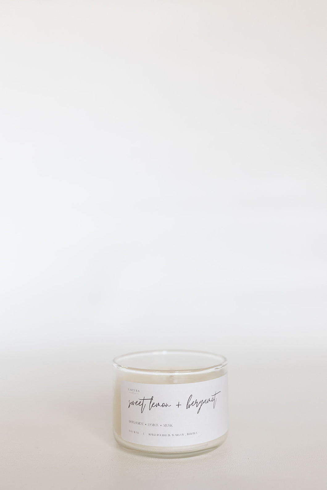 Sweet Lemon + Bergamot Classic 4oz Mini Candle